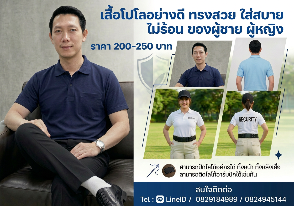 เสื้อโปโลรปภ เสื้อโปโลรปภ